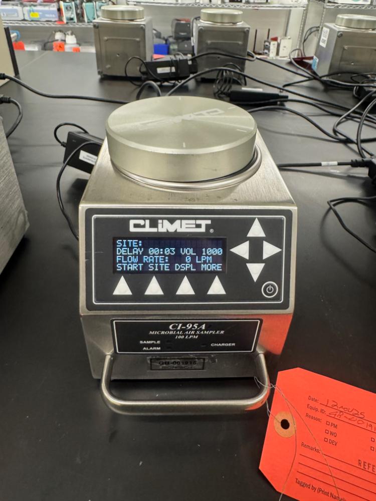 Image of Climet CI-95A 100 LPM Microbial Air Sampler